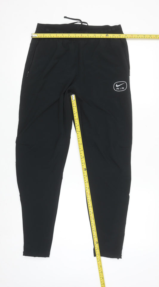 Mens UK Size S Nike Slim Fit Jogger Black Trousers