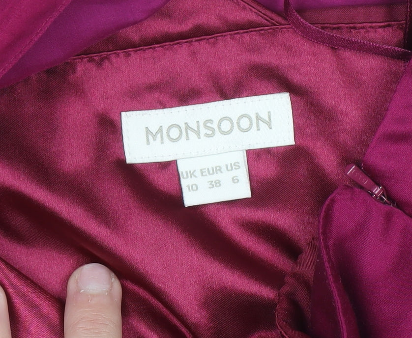 Womens UK Size 10 Monsoon Sheath Dress