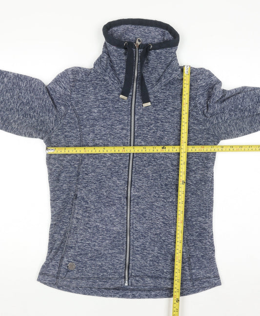 Womens UK Size 8 Regatta Blue Full Zip Hoodie