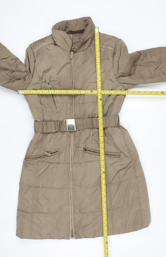 Womens UK Size M Marks and Spencer Brown Puffer Jacket