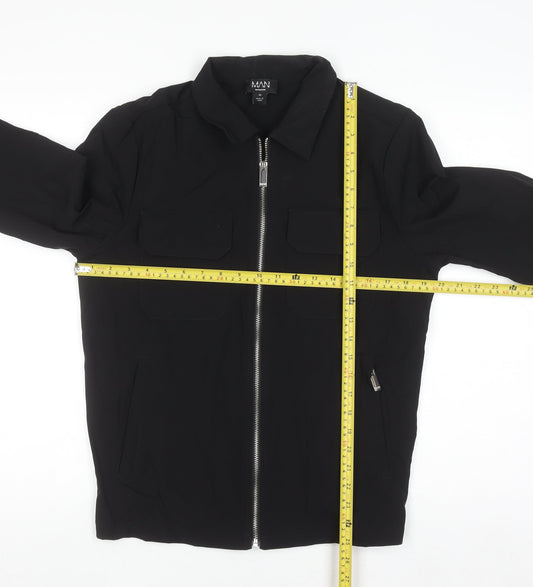Mens UK Size XS boohooMAN Black Basic Jacket
