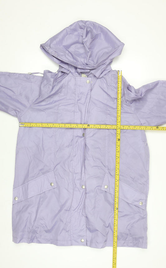 Womens UK Size L Dannimac Purple Rain Coat