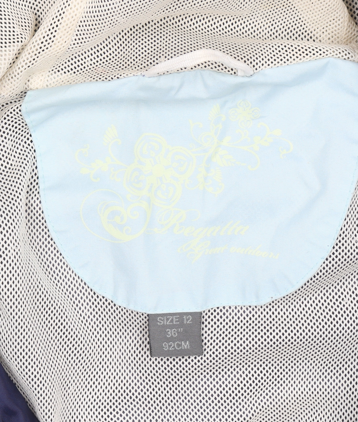Womens UK Size 12 Regatta Blue Rain Coat