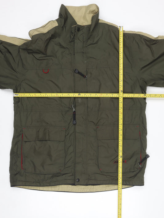 Mens UK Size XL Angelo Litrico Green Rain Coat