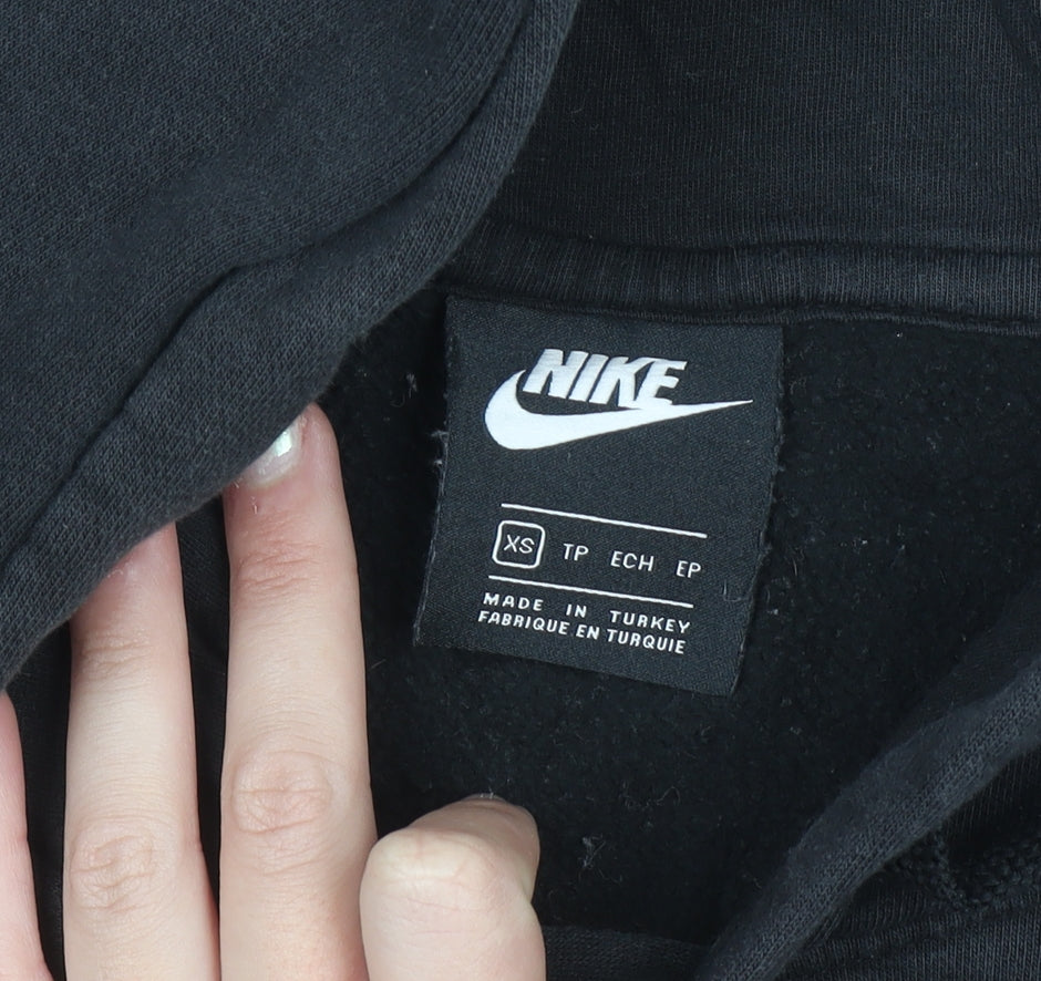 Mens UK Size XS Nike Black Pullover Hoodie