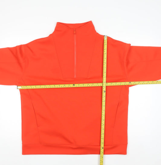 Womens UK Size 14 TU Orange Pullover Sweatshirt