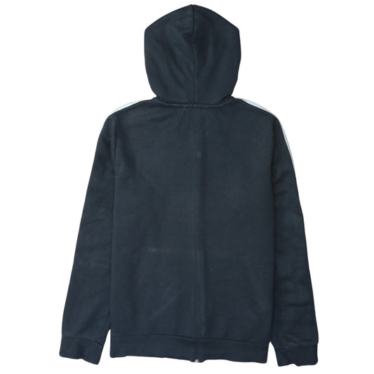 Womens UK Size L adidas Black Full Zip Hoodie