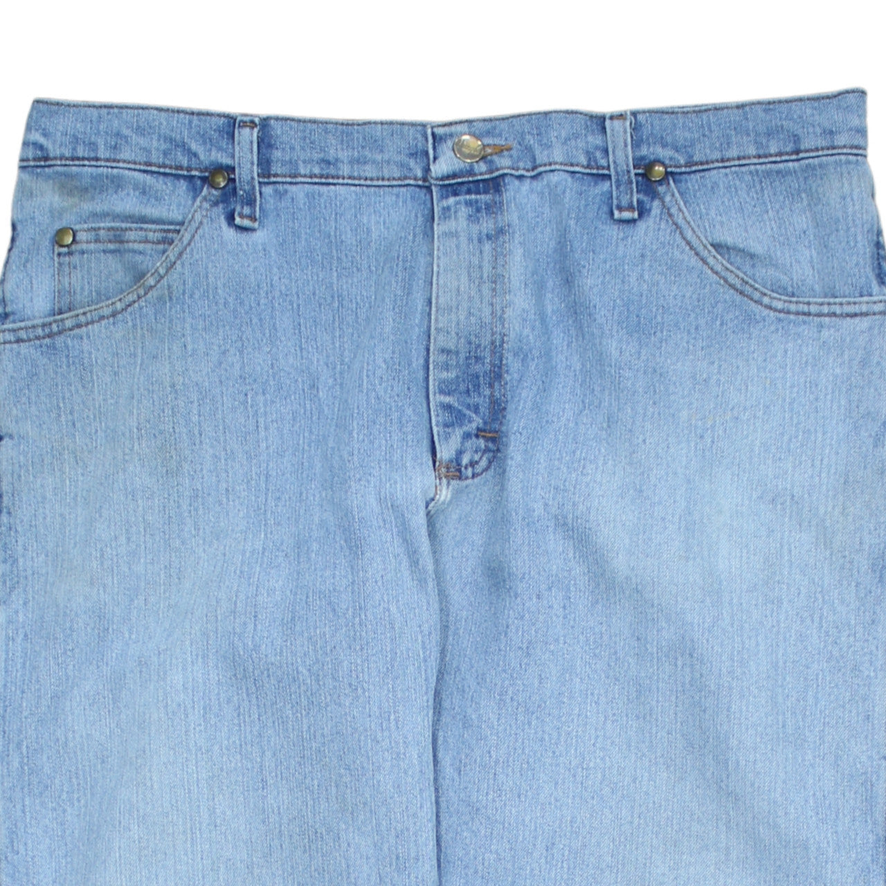 Mens UK Size L Wrangler Classic Fit Straight Blue Jeans