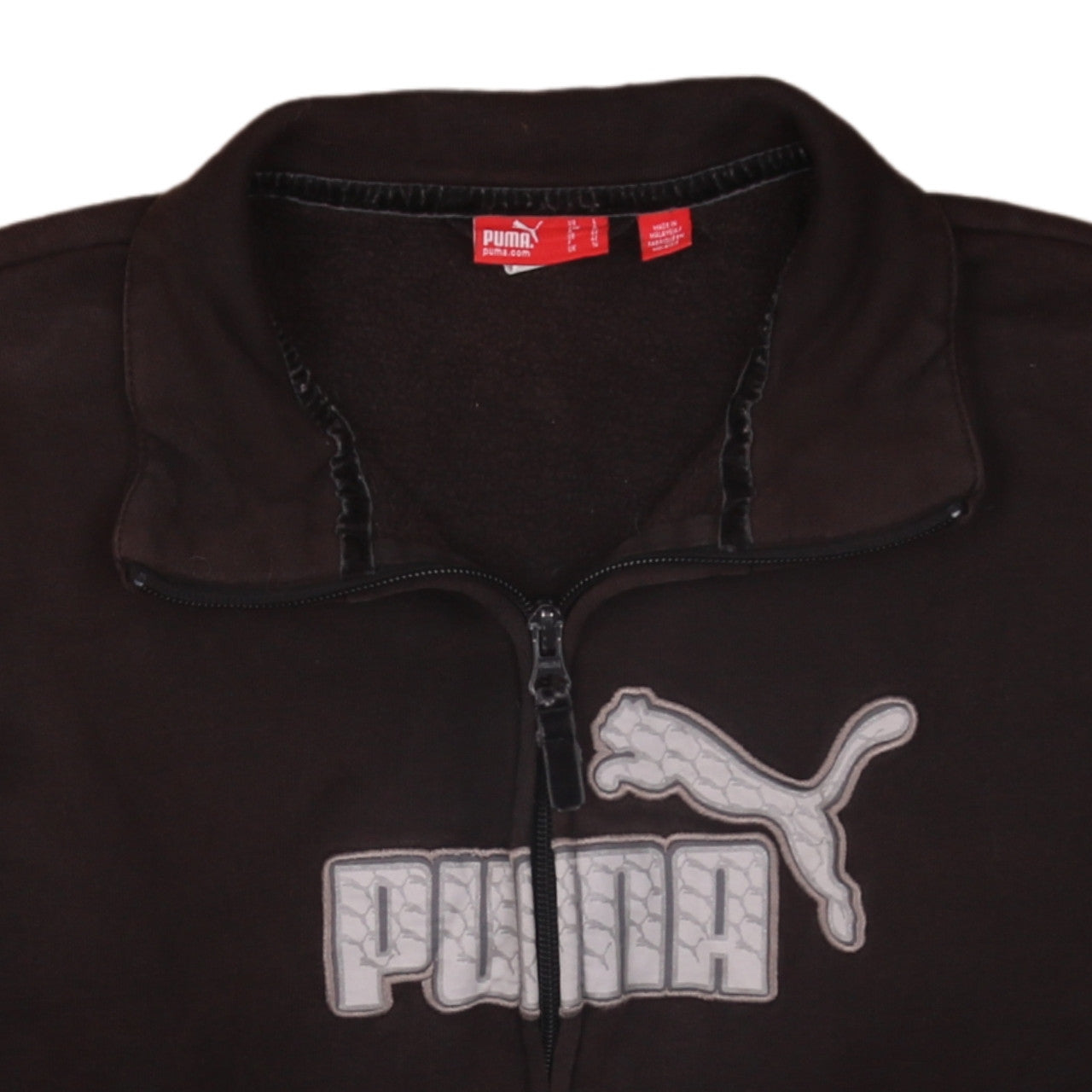 Womens UK Size L PUMA Black Full Zip Sweatshirt