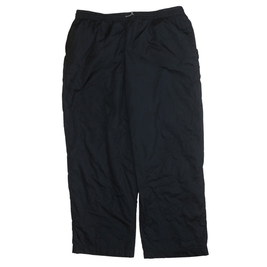 Mens UK Size 3XL ZegnaSport Regular Fit Track Pants Black Trousers