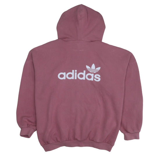 Womens UK Size 16 adidas Pink Pullover Hoodie