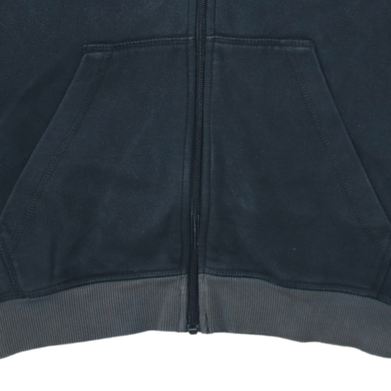 Mens UK Size M adidas Black Full Zip Hoodie