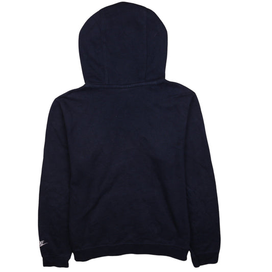 Teens UK Size XL Nike Blue Pullover Hoodie