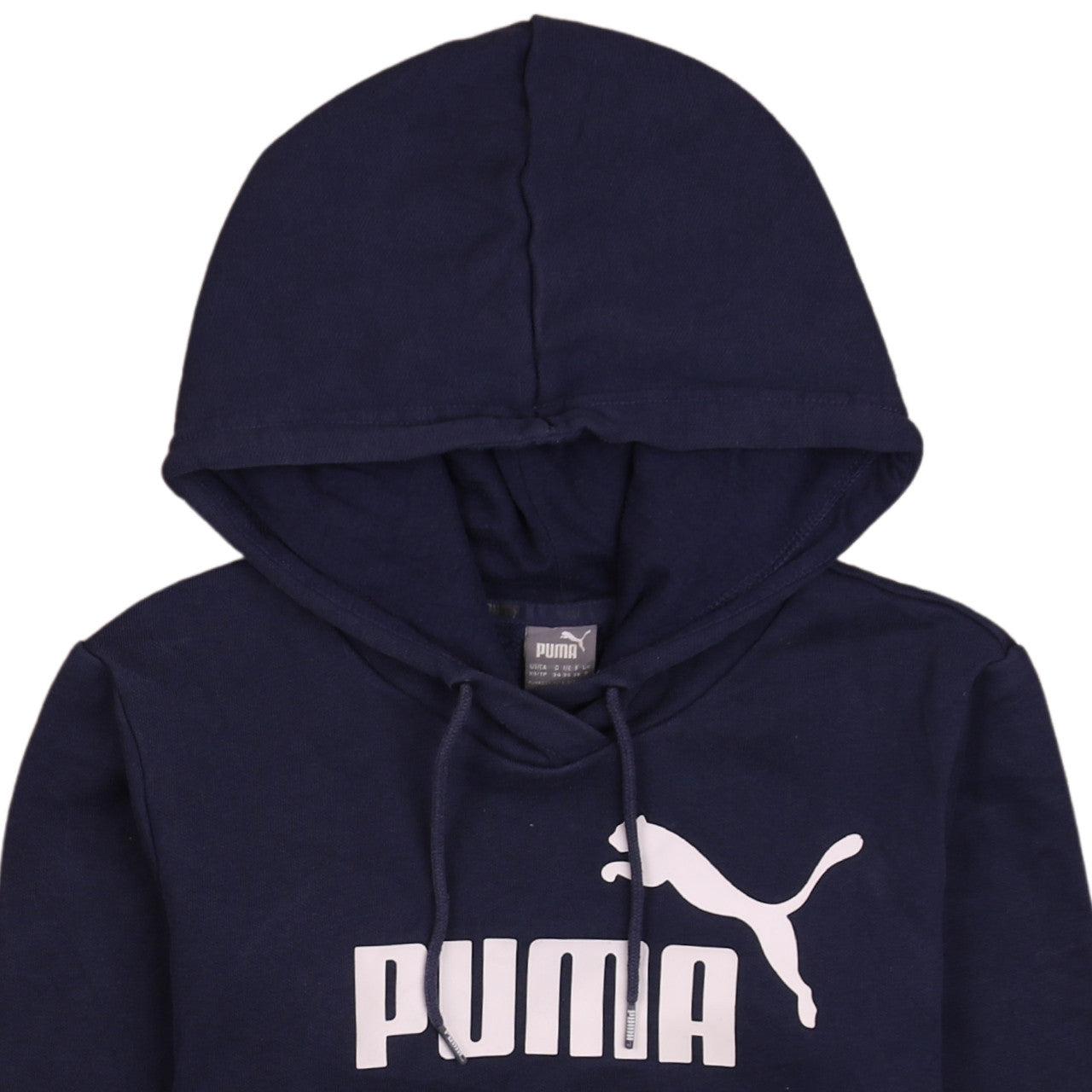 Mens UK Size XS PUMA Blue Pullover Hoodie