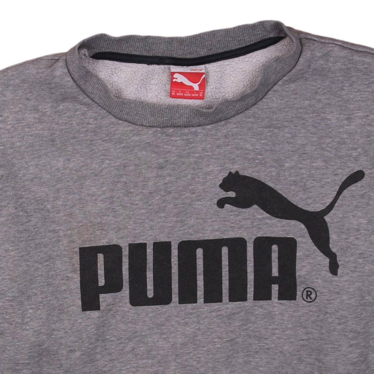 Mens UK Size XL PUMA Grey Pullover Sweatshirt