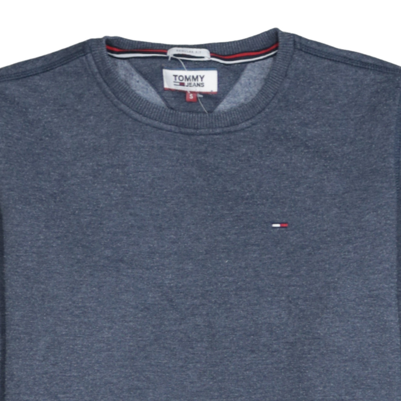Mens UK Size S Tommy Jeans Blue Pullover Sweatshirt