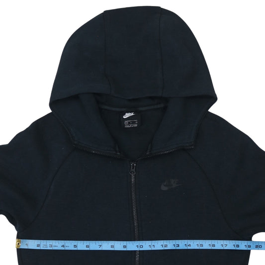 Mens UK Size S Nike Black Full Zip Hoodie