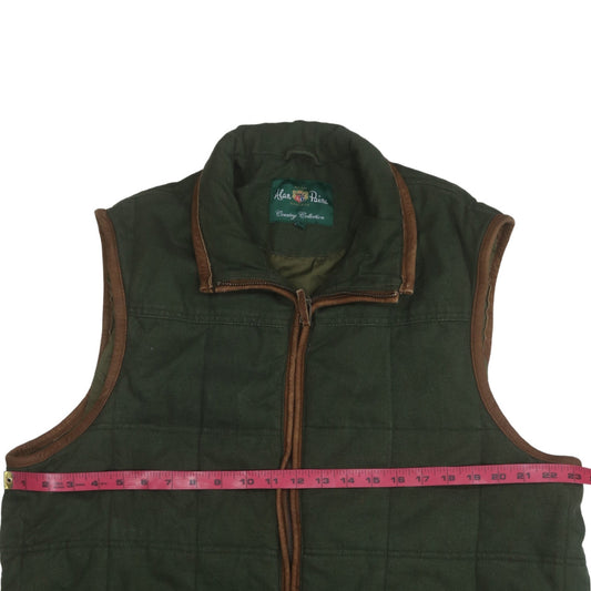 Mens UK Size 2XL Alan Paine Green Bodywarmer