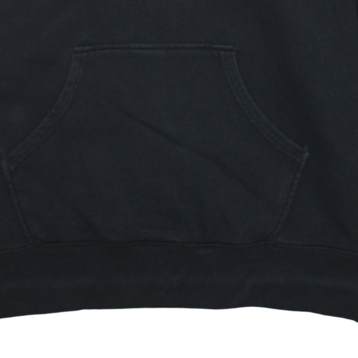Additional view of Adidas women’s black pullover hoodie uk 12 trefoil logo 3-stripes cotton blend