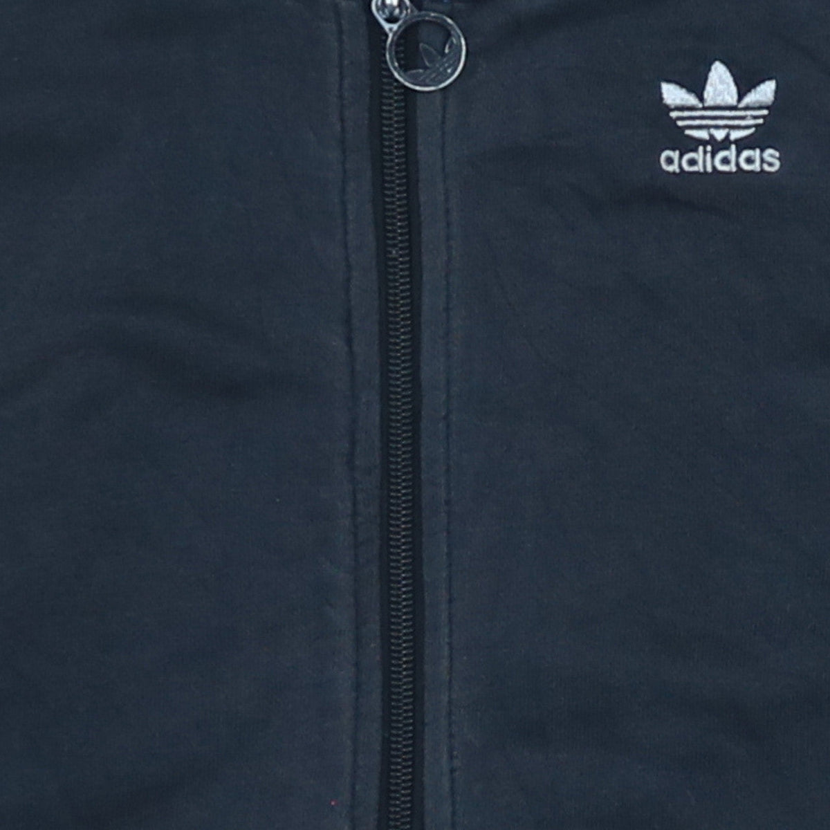 Additional view of adidas men’s blue full zip hoodie xs logo graphic sportswear