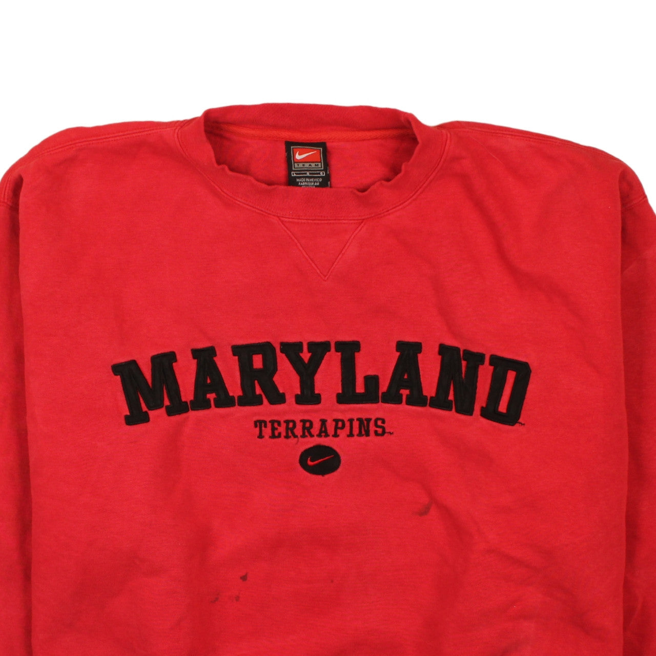 Mens UK Size L Nike Red Pullover Sweatshirt