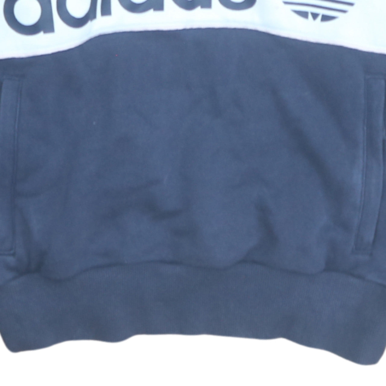 Womens UK Size 6 adidas Blue Pullover Hoodie