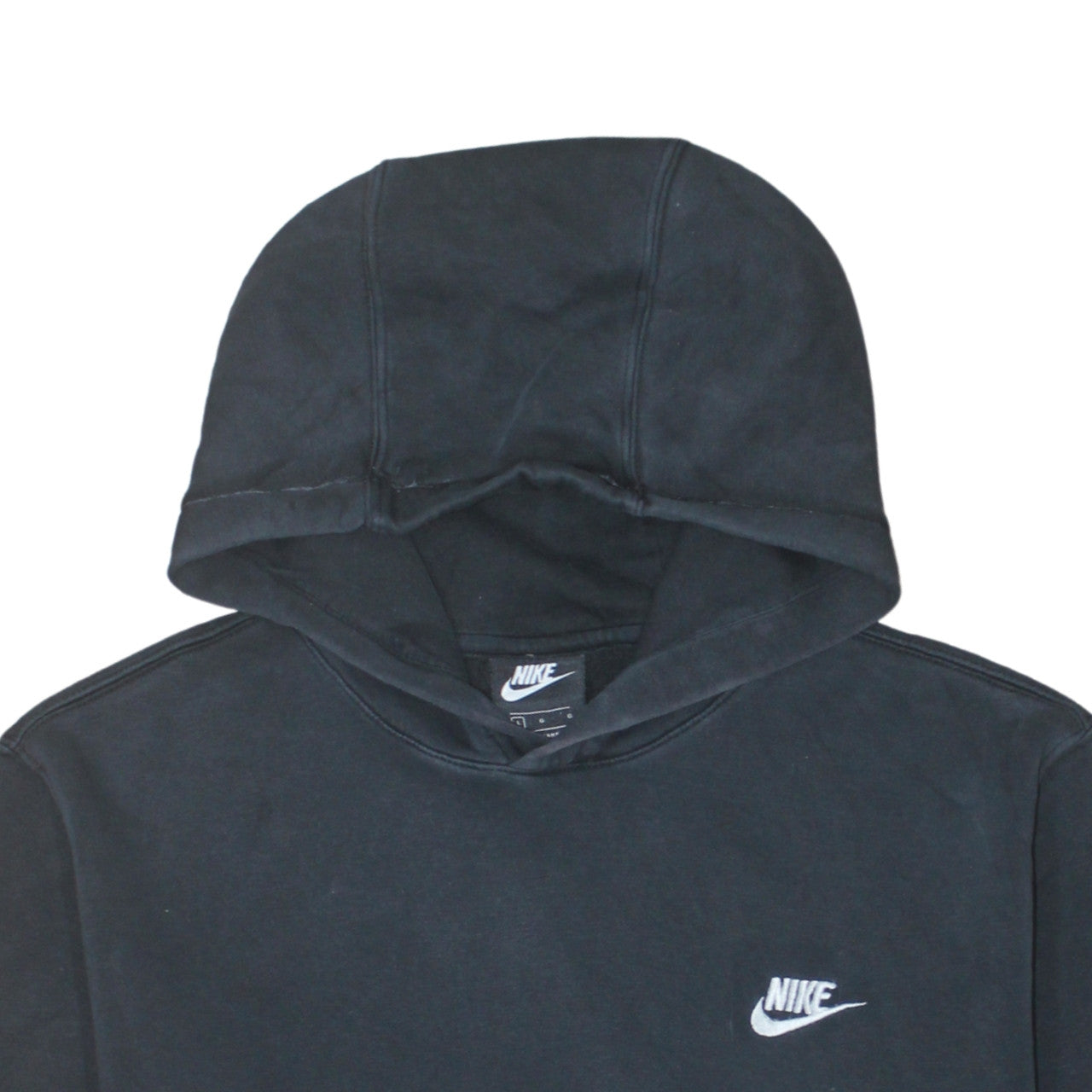 Mens UK Size L Nike Black Pullover Hoodie