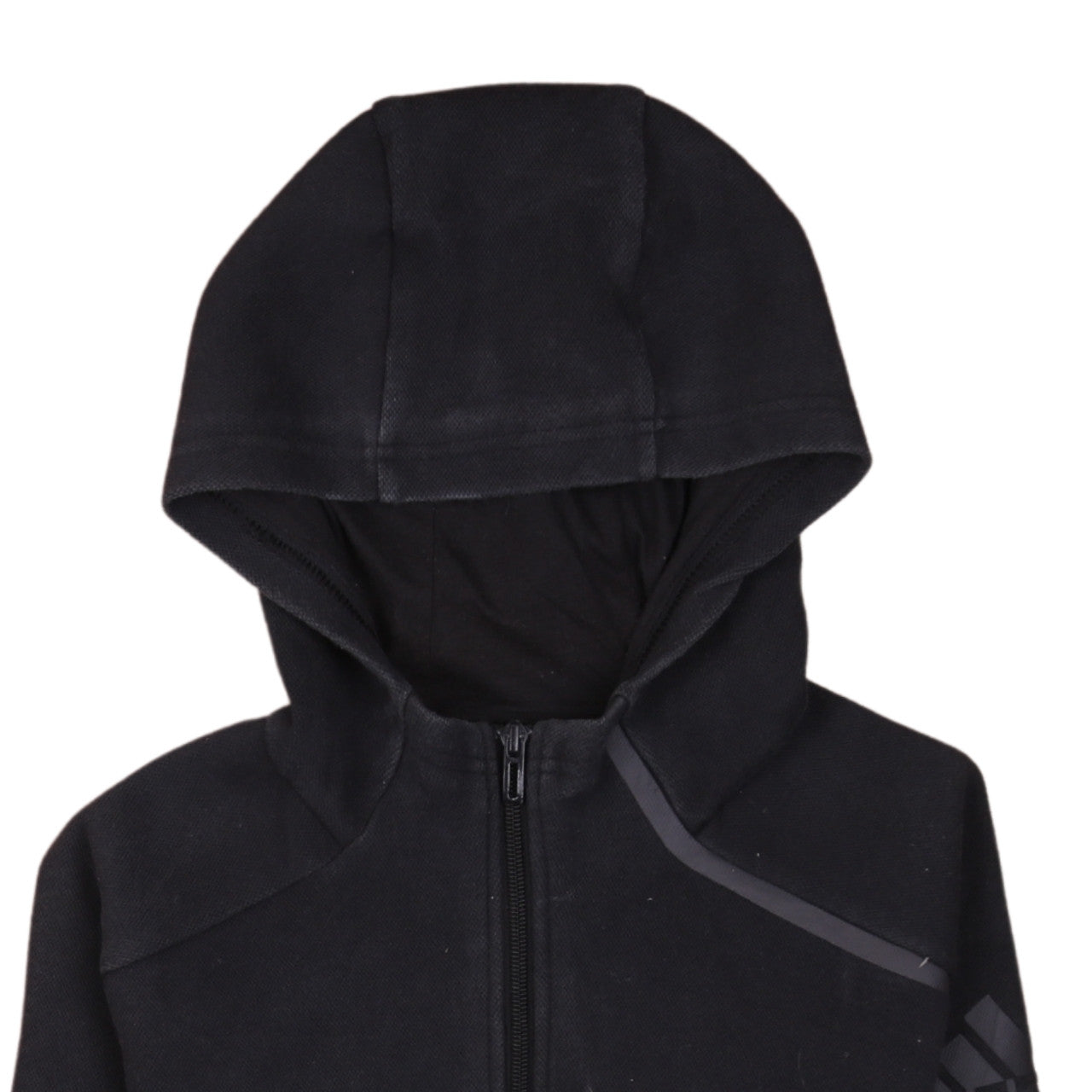 Boys UK Size 11-12 Years adidas Black Full Zip Hoodie