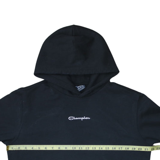Mens UK Size M Champion Black Pullover Hoodie