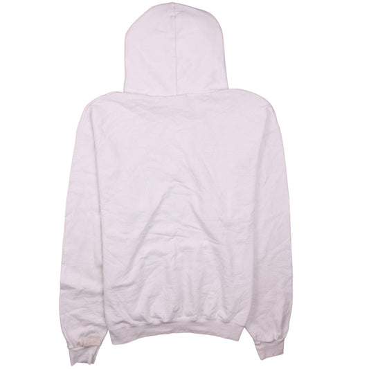 Mens UK Size L Champion White Pullover Hoodie