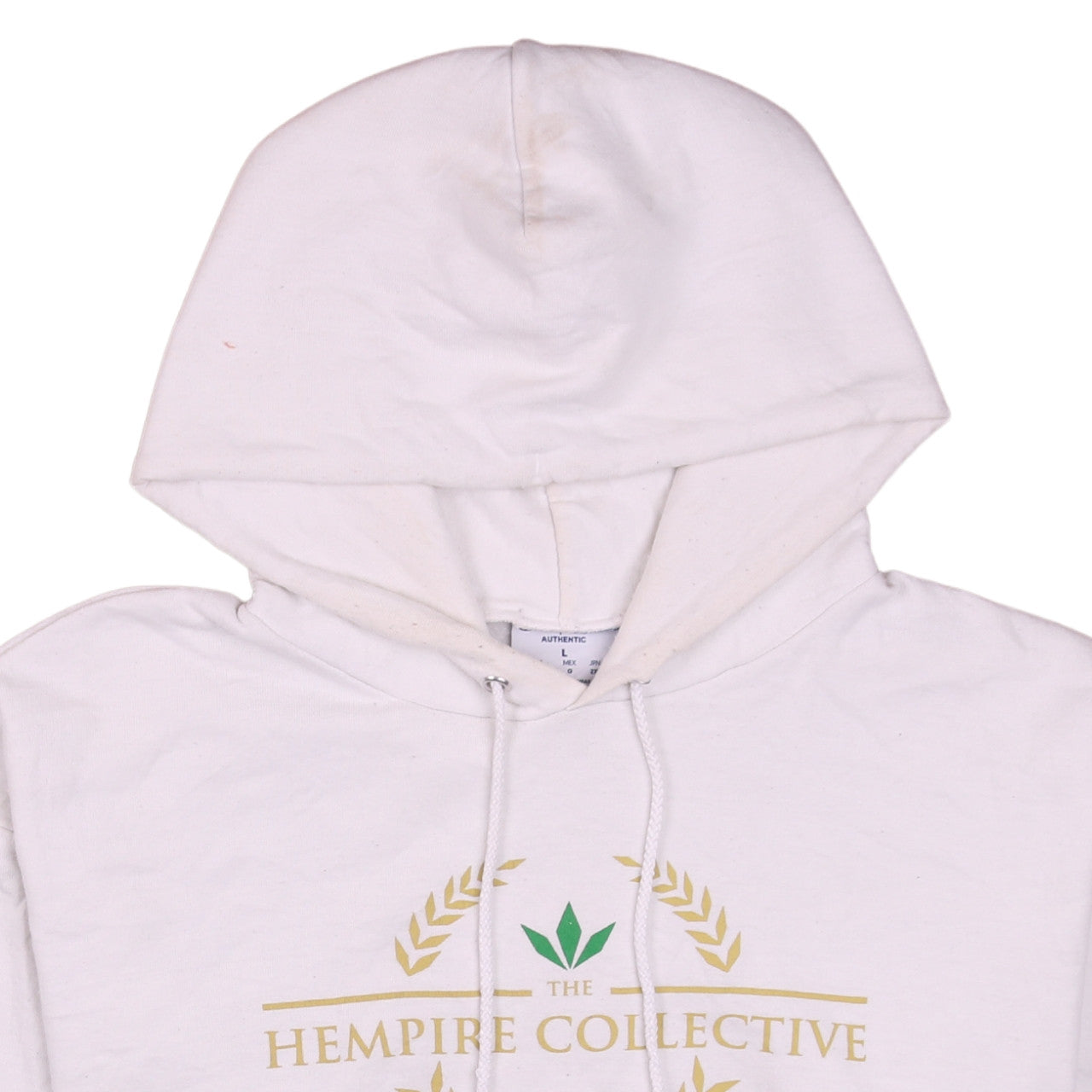 Mens UK Size L Under armour White Pullover Hoodie