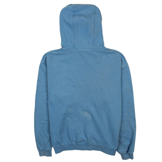 Mens UK Size M Reebok Blue Pullover Hoodie