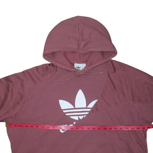 Womens UK Size M adidas Pink Pullover Hoodie