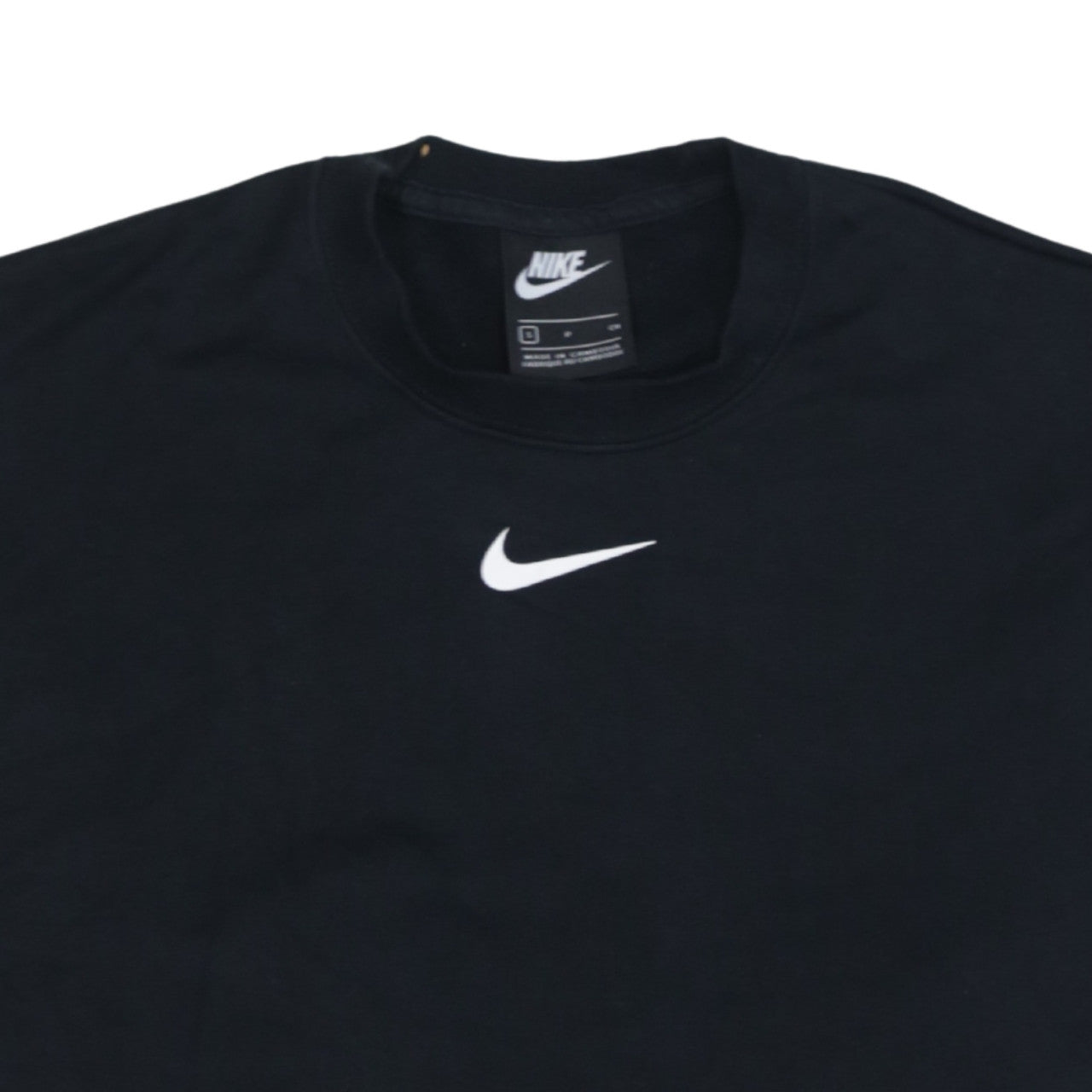 Womens UK Size S Nike Black Pullover Sweatshirt