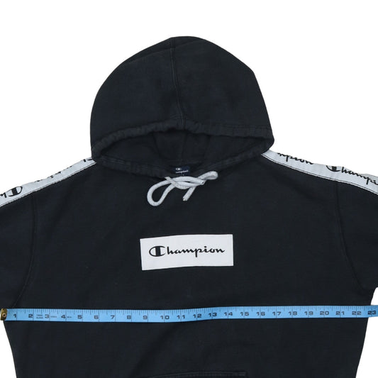 Mens UK Size S Champion Black Pullover Hoodie