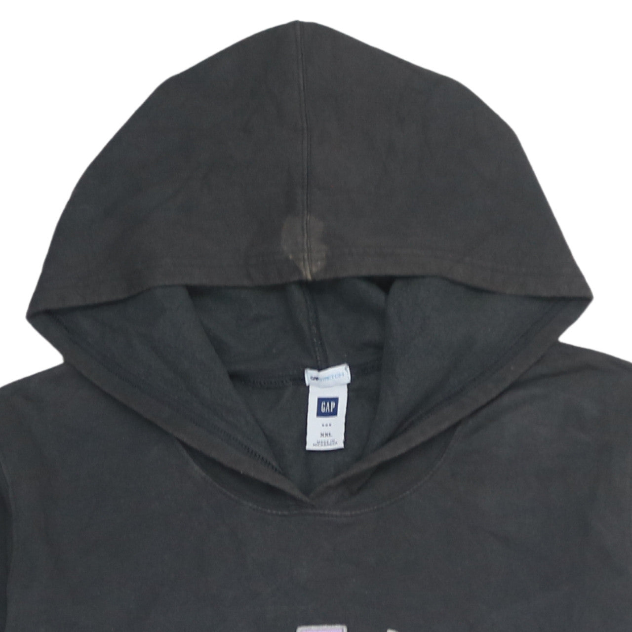 Mens UK Size 2XL Gap Black Pullover Hoodie