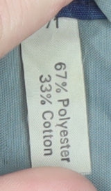 Mens UK Size L A.D. Blue Basic Jacket