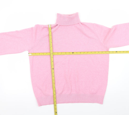 Womens UK Size M Marks and Spencer Pink Pullover Jumper