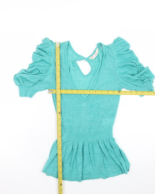 Womens UK Size 6 Miss Selfridge Green Camisole Blouse