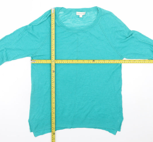 Womens UK Size S Monsoon Green Pullover Jumper