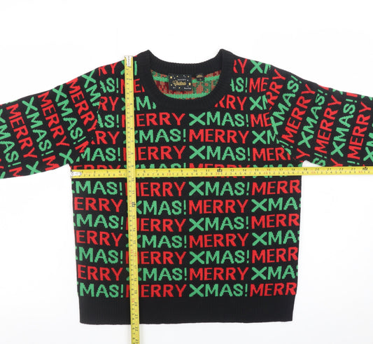 Womens UK Size L Brave Soul Multicoloured Pullover Jumper