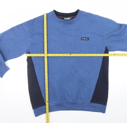 Mens UK Size M ellesse Blue Pullover Sweatshirt