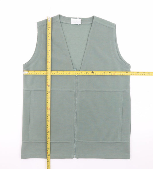 Womens UK Size S Cotswold Collections Green Basic Tank