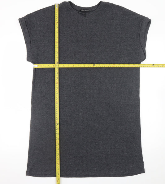 Womens UK Size S Zara T-Shirt Dress
