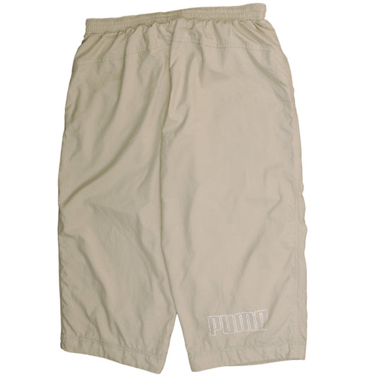 Mens UK Size L PUMA Regular Fit Jogger Beige Trousers