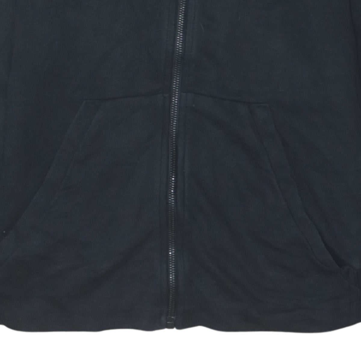 Additional view of Adidas Men Black Full Zip Hoodie Small Sports Logo
