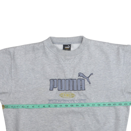 Mens UK Size M PUMA Grey Pullover Sweatshirt