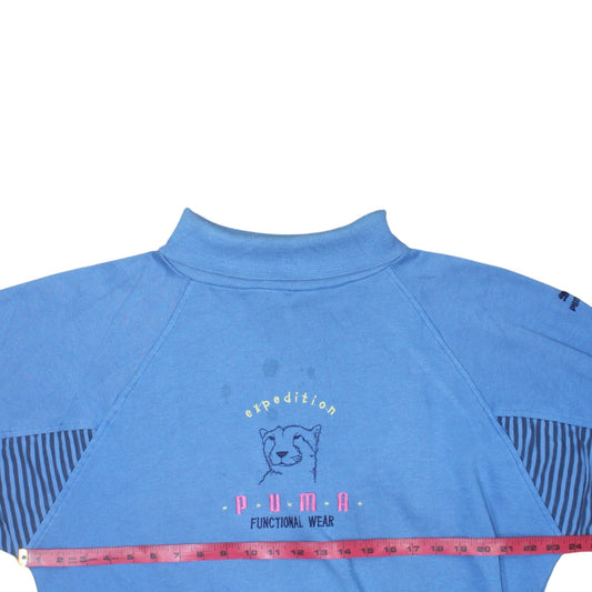 Womens UK Size XL PUMA Blue Pullover Sweatshirt