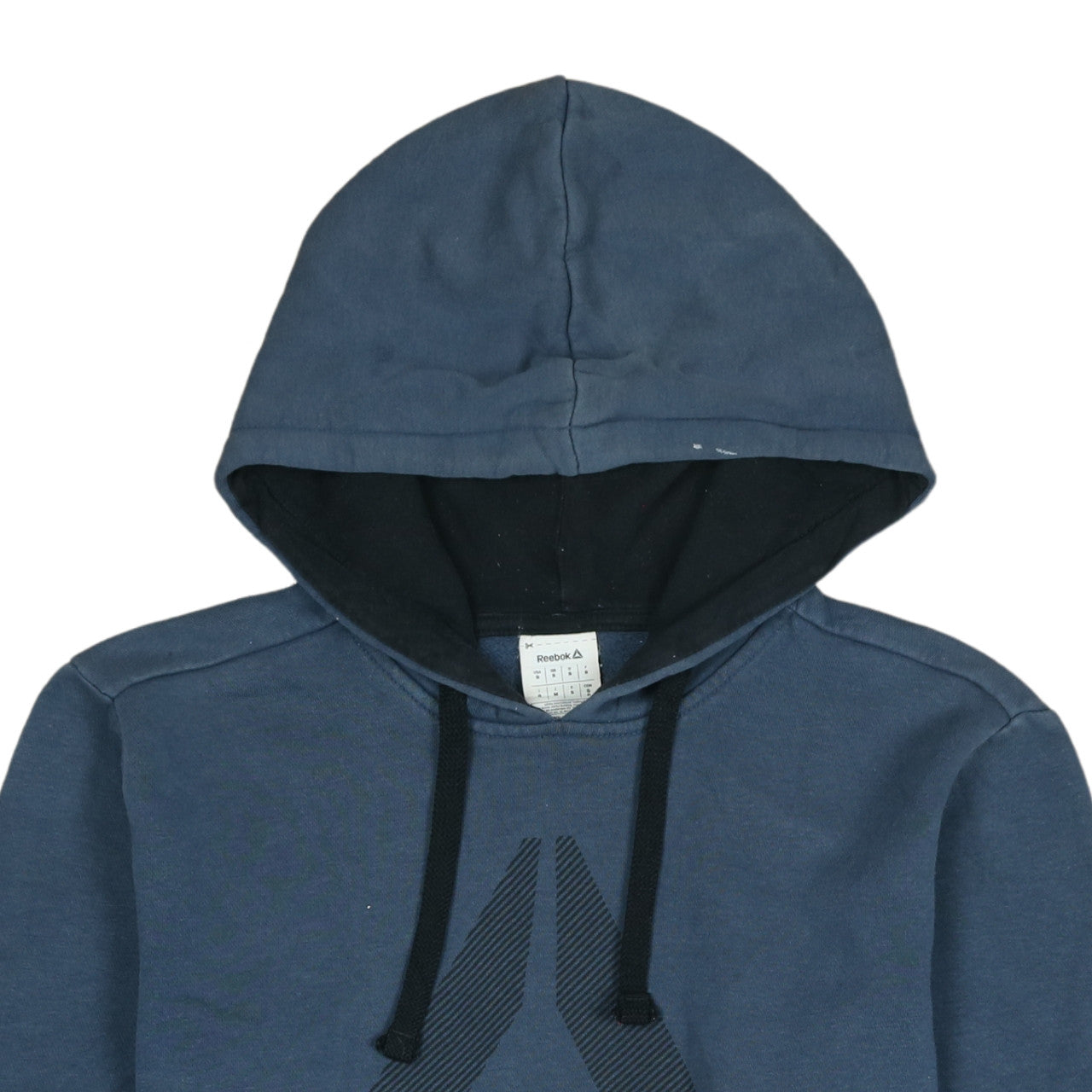 Mens UK Size S Reebok Blue Pullover Hoodie