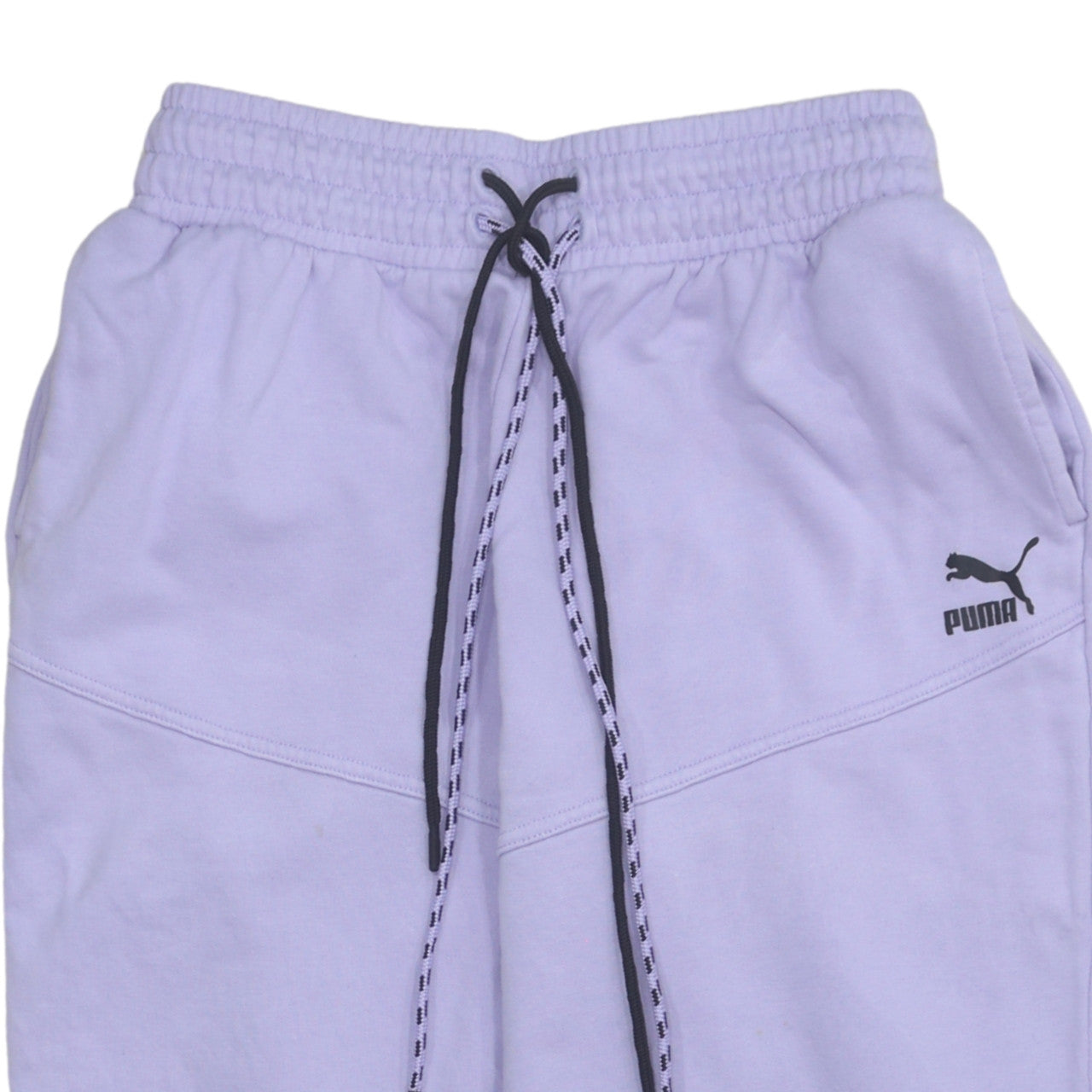 Womens UK Size S PUMA Relaxed Fit Jogger Purple Trousers